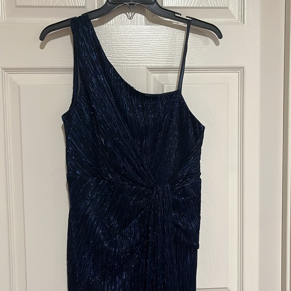blue, adrianna papell dress, formal - Picture 2 of 5
